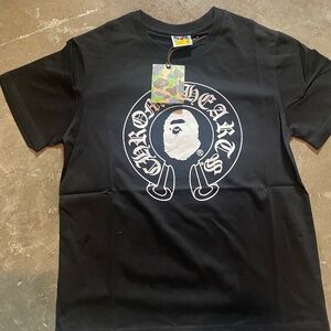 Bape x Chrome Hearts tee